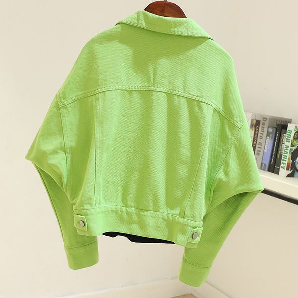 bat sleeve short denim jacket women spring fashion big size loose student outwear chaqueta mujer green jeans jackets coat female vz4k, Black;brown
bat sleeve short denim jacket women spring fashion big size loose student outwear chaqueta mujer green jeans jackets coat female vz4k, Black;brown
