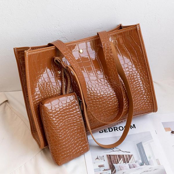 evening bags fashion crocodile stone pattern large capacity shoulder female trendy handbag single tote bag
evening bags fashion crocodile stone pattern large capacity shoulder female trendy handbag single tote bag