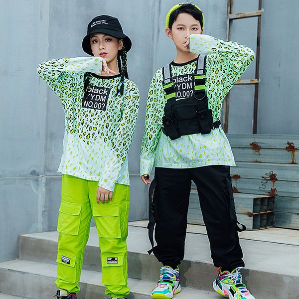hip hop costume girls long sleeve green leopard print trend hip hop boys street dance costume stage jazz show wear vdb2716, Black;red
hip hop costume girls long sleeve green leopard print trend hip hop boys street dance costume stage jazz show wear vdb2716, Black;red
