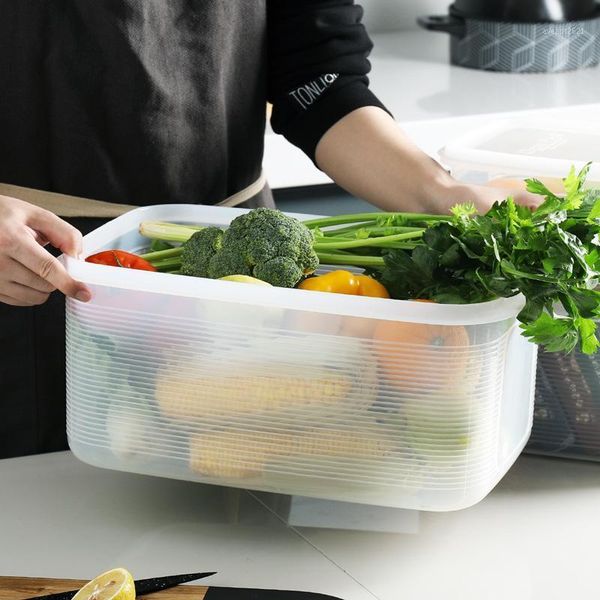 storage box kitchen fruit noodle refrigerator sealed plastic large-capacity transparent jar organize bottles & jars
storage box kitchen fruit noodle refrigerator sealed plastic large-capacity transparent jar organize bottles & jars