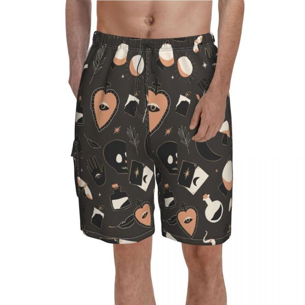 men's shorts halloween spooky grave witch board weird funny men beach swimming trunks polyester swim, White;black
men's shorts halloween spooky grave witch board weird funny men beach swimming trunks polyester swim, White;black