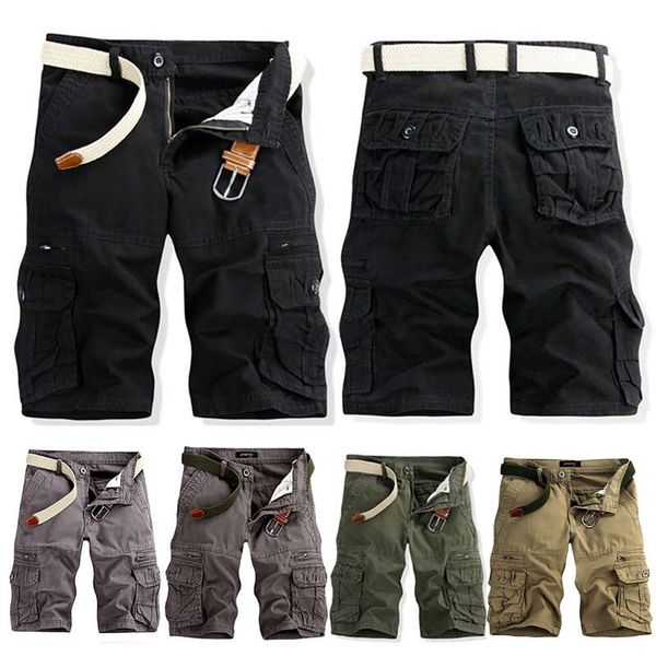 men's shorts cargo men military summer casual short multi-pocket brand clothing comfortable loose camo bermuda, White;black
men's shorts cargo men military summer casual short multi-pocket brand clothing comfortable loose camo bermuda, White;black