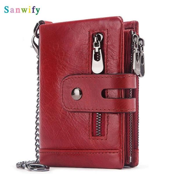 wallets genuine leather women wallet female color coin purse small walet portomonee zipper money bag lady mini card holder, Red;black 
wallets genuine leather women wallet female color coin purse small walet portomonee zipper money bag lady mini card holder, Red;black