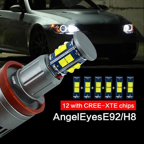 other lighting system 2pcs/1set 2x120w 240w e92 h8 led angel eyes marker lights canbus for x5 e70 x6 e71 e90 e91 m3 e89 e82 e87 headligh
other lighting system 2pcs/1set 2x120w 240w e92 h8 led angel eyes marker lights canbus for x5 e70 x6 e71 e90 e91 m3 e89 e82 e87 headligh