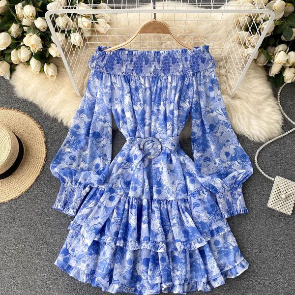 casual dresses yizzhoy spring autumn off shoulder bohemian short dress women floral slash neck long sleeve a-line ruffles, Black;gray
casual dresses yizzhoy spring autumn off shoulder bohemian short dress women floral slash neck long sleeve a-line ruffles, Black;gray