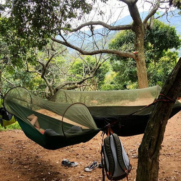 outdoor mosquito net hammock portable high strength parachute fabric camping hanging bed hunting hammocks tent
outdoor mosquito net hammock portable high strength parachute fabric camping hanging bed hunting hammocks tent