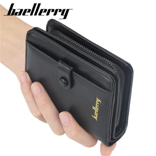 baellerry new men's short wallet multi card driver's license bag fashion desigh zipper zero wallet luxury male purs, Red;black
baellerry new men's short wallet multi card driver's license bag fashion desigh zipper zero wallet luxury male purs, Red;black