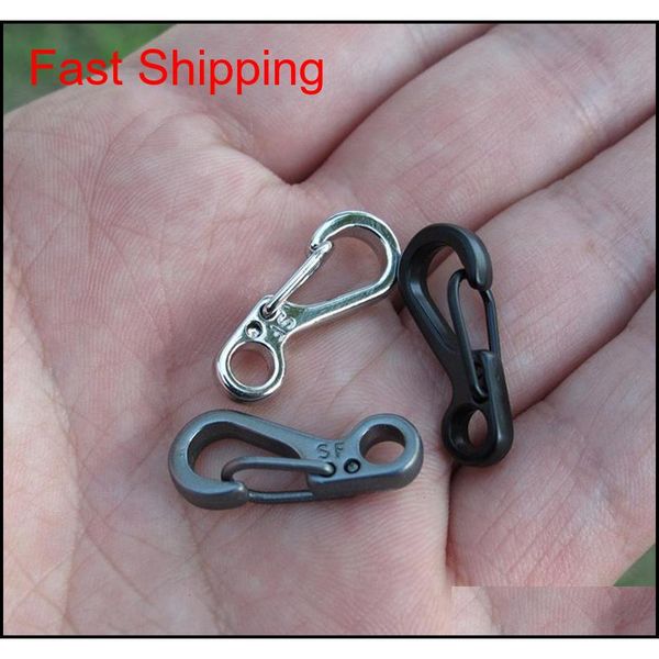 mini paracord s keychain carabiner clip,sf spring backpack clasps lock hook for outdoor edc camping tact jllsiz dh_garden, Silver
mini paracord s keychain carabiner clip,sf spring backpack clasps lock hook for outdoor edc camping tact jllsiz dh_garden, Silver
