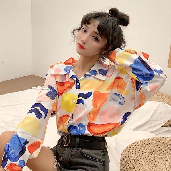 casual blouse women fashion printing long sleeve turn down collar shirt female stand collar loose shirts femininas blusas, White
casual blouse women fashion printing long sleeve turn down collar shirt female stand collar loose shirts femininas blusas, White