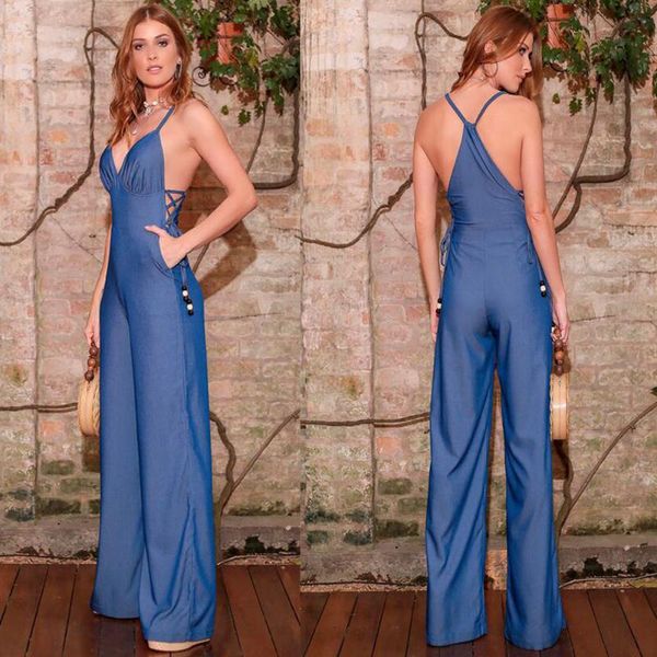 women's jumpsuits & rompers yooneedi 2021 summer design casual women color solid halter strapless backless ladies lts-1961, Black;white
women's jumpsuits & rompers yooneedi 2021 summer design casual women color solid halter strapless backless ladies lts-1961, Black;white