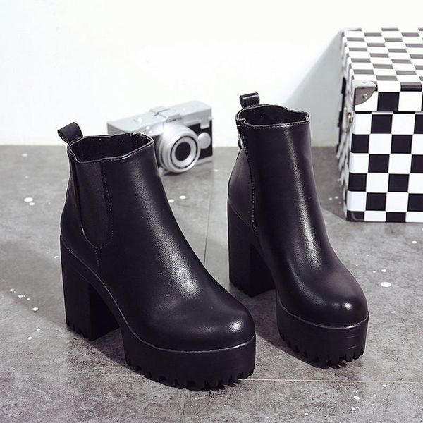 boots 2021 botas mujer fashion women square heel platforms zapatos pu leather thigh high pump motorcycle shoes, Black
boots 2021 botas mujer fashion women square heel platforms zapatos pu leather thigh high pump motorcycle shoes, Black