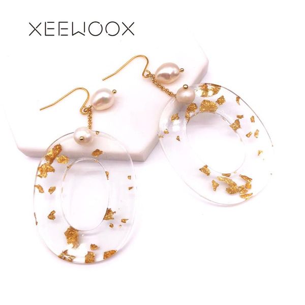 woman drop earring acrylic gold leaf board transparent multilayer circular bohemia drop earring gold color design party gift, Silver
woman drop earring acrylic gold leaf board transparent multilayer circular bohemia drop earring gold color design party gift, Silver