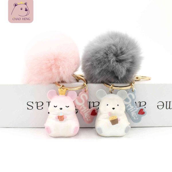 keyring keychain small gift mouse creativity lovely key chain hand bag pendant cartoon car ring, Silver
keyring keychain small gift mouse creativity lovely key chain hand bag pendant cartoon car ring, Silver