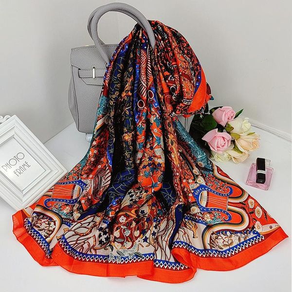scarves 2021 korean style luxury dustproof bandana sunscreen silk scarf fashion high-grade beach towel summer 180x90cm shawl, Blue;gray
scarves 2021 korean style luxury dustproof bandana sunscreen silk scarf fashion high-grade beach towel summer 180x90cm shawl, Blue;gray