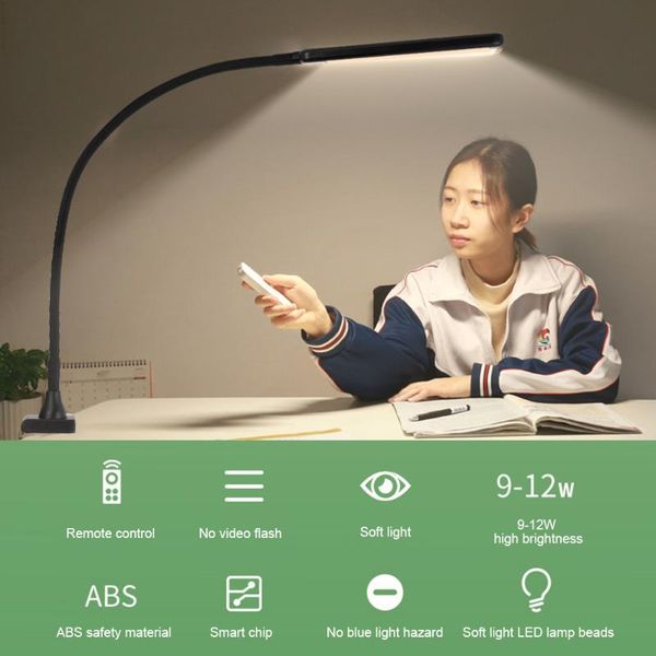 long arm flexible desk lamp clip remote control eye-protected office led table lamp for bedroom 5-level brightness&color
long arm flexible desk lamp clip remote control eye-protected office led table lamp for bedroom 5-level brightness&color