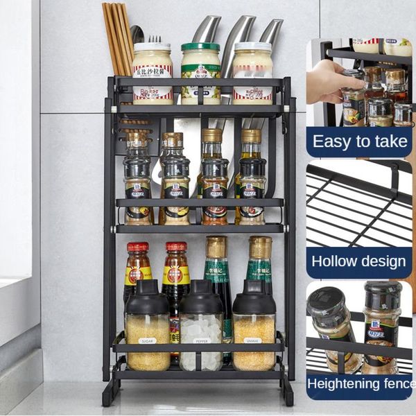 hooks & rails 1 pcs kitchen accessories folding seasoning storage organizer shelf no punching utensils oil salt soy sauce vinegar rack black
hooks & rails 1 pcs kitchen accessories folding seasoning storage organizer shelf no punching utensils oil salt soy sauce vinegar rack black