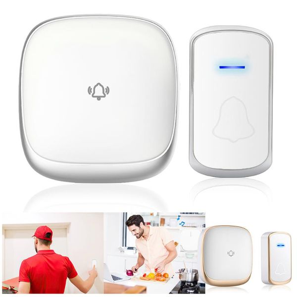 doorbells intelligent doorbell household wireless remote control electronic cordless radio door bell button volume adjustable
doorbells intelligent doorbell household wireless remote control electronic cordless radio door bell button volume adjustable