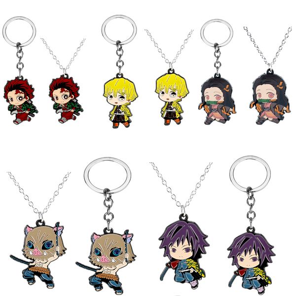 demon slayer keychain kimetsu no yaiba metal keyring jewelry comic anime charactor pendant key chains cute car key keychains, Silver
demon slayer keychain kimetsu no yaiba metal keyring jewelry comic anime charactor pendant key chains cute car key keychains, Silver