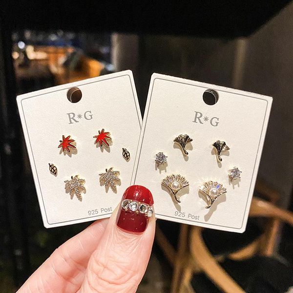 stud 6pcs 14k real gold plated leaves earrings for women delicate cubic zircon gift, Golden;silver
stud 6pcs 14k real gold plated leaves earrings for women delicate cubic zircon gift, Golden;silver