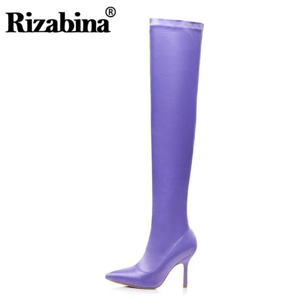 boots rizabina pointed toe over the knee women slip on thin high heels shoes fashion long footwear size 33-43, Black
boots rizabina pointed toe over the knee women slip on thin high heels shoes fashion long footwear size 33-43, Black