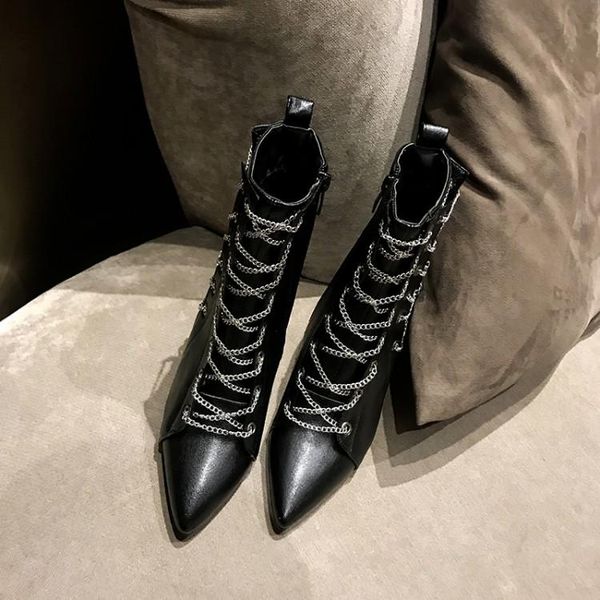 boots big size 9 10 11-17 women shoes ankle for ladies woman winter metal chain side zipper, Black
boots big size 9 10 11-17 women shoes ankle for ladies woman winter metal chain side zipper, Black