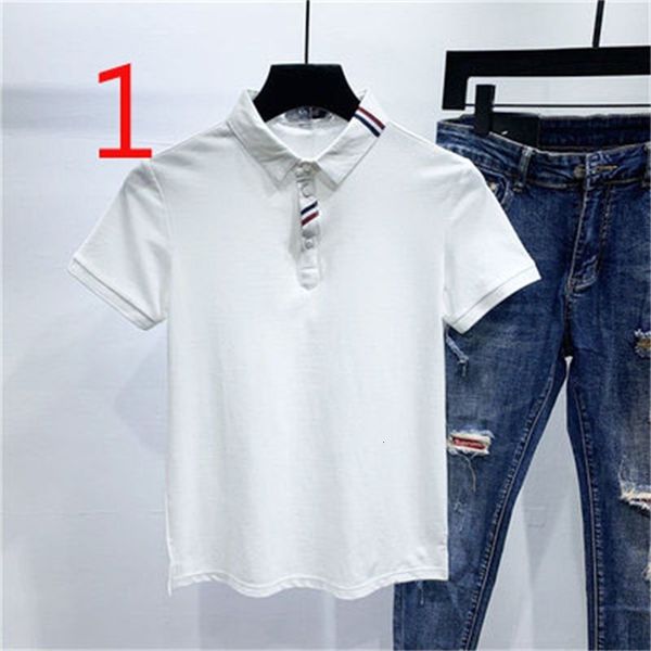 2021 new men's half-high knitted collar embroidery short sleeve half-sleeved contrast color t-shirt 3lyq, White;black
2021 new men's half-high knitted collar embroidery short sleeve half-sleeved contrast color t-shirt 3lyq, White;black