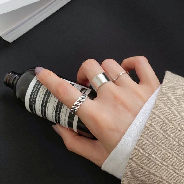 cluster rings 925 sterling silver twist ring female ins trendy cold scenery pasta finger fashion personalized tail adjustable, Golden;silver
cluster rings 925 sterling silver twist ring female ins trendy cold scenery pasta finger fashion personalized tail adjustable, Golden;silver