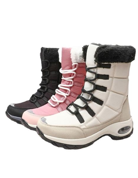 boots waterproof winter women warm plush women's snow outdoor non-slip sneakers fur platform ankle, Black
boots waterproof winter women warm plush women's snow outdoor non-slip sneakers fur platform ankle, Black