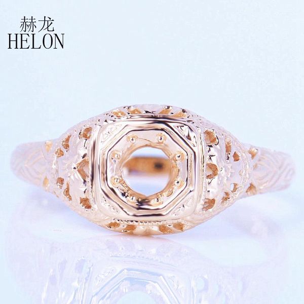 cluster rings helon solid 14k yellow gold round 4mm semi mount ring setting for women solitaire vintage jewelry engagement wedding, Golden;silver
cluster rings helon solid 14k yellow gold round 4mm semi mount ring setting for women solitaire vintage jewelry engagement wedding, Golden;silver