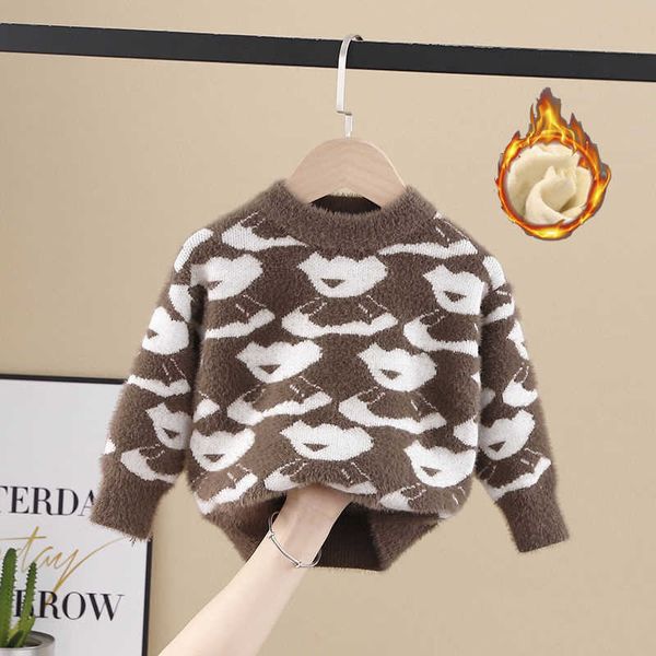 boys girls sweater knitting cotton 2021 fashion warm winter autumn plus thicken velvet baby kids teenagers children clothing y1024, Blue
boys girls sweater knitting cotton 2021 fashion warm winter autumn plus thicken velvet baby kids teenagers children clothing y1024, Blue