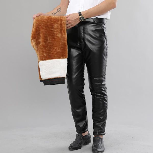men's pants fleece black pu leather winter windshield straight locomotive warm men suitable for 45kg-100kg people
men's pants fleece black pu leather winter windshield straight locomotive warm men suitable for 45kg-100kg people