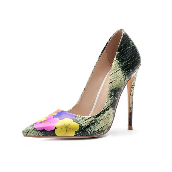 dress shoes fashion gradient pattern high heels unique personality pumps super thin party office lady women, Black
dress shoes fashion gradient pattern high heels unique personality pumps super thin party office lady women, Black