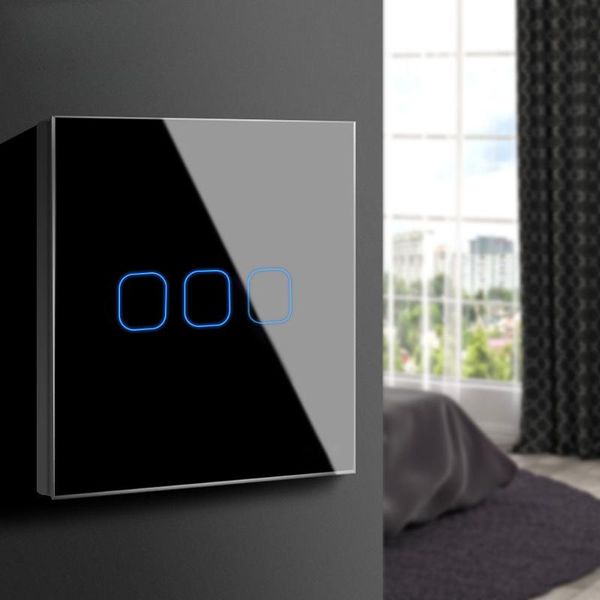eu/uk standard touch screen switch interruptor crystal glass panel wall switch for lamp 1/2/3 gang 1 way led light
eu/uk standard touch screen switch interruptor crystal glass panel wall switch for lamp 1/2/3 gang 1 way led light