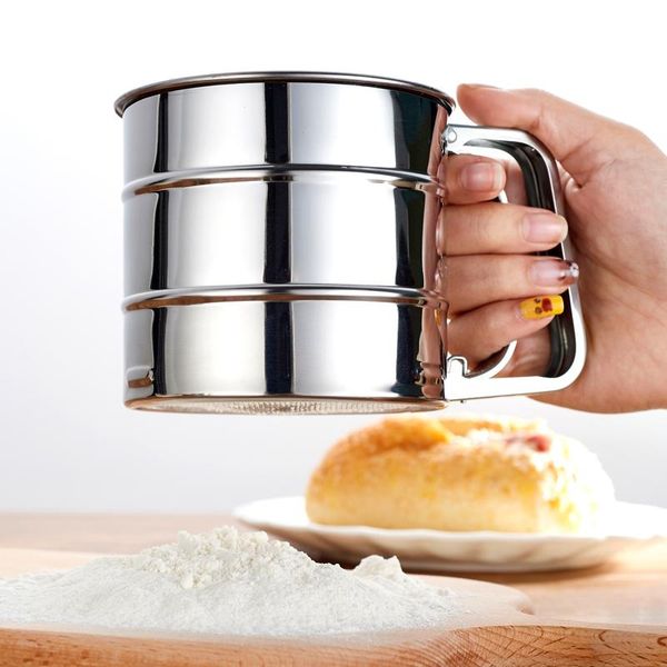 baking & pastry tools stainless steel cup type flour sieve hand pressure handheld ultrafine powdered sugar slip through
baking & pastry tools stainless steel cup type flour sieve hand pressure handheld ultrafine powdered sugar slip through
