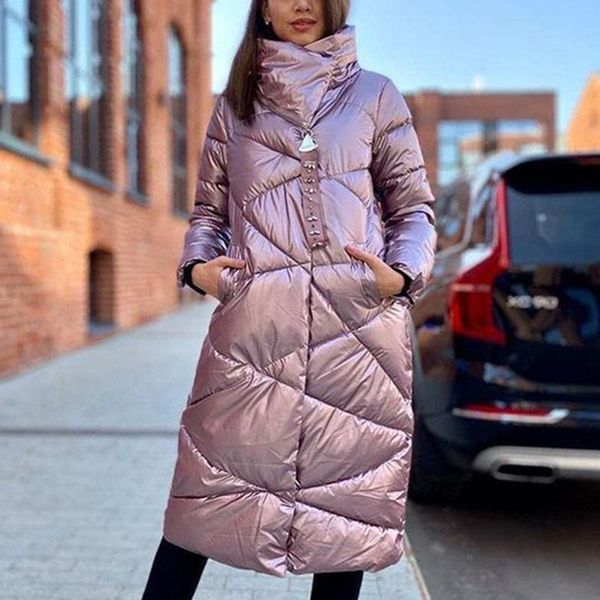 women's down & parkas novalya winter stand collar irregular women fashion covered button coats elegant long cotton jackets female ladie, Black
women's down & parkas novalya winter stand collar irregular women fashion covered button coats elegant long cotton jackets female ladie, Black