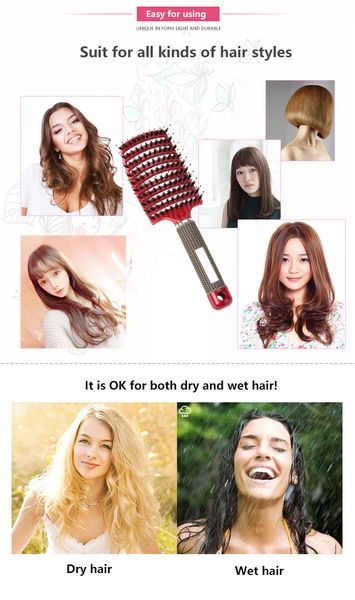 2017 big tangle hair brush hairdresser round comb wet curly detangle hair brush professional natural boar bristle hair brush
2017 big tangle hair brush hairdresser round comb wet curly detangle hair brush professional natural boar bristle hair brush