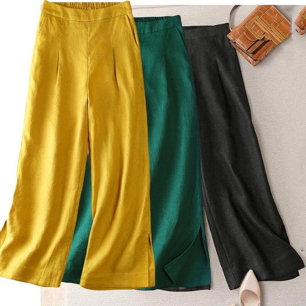 women's pants & capris summer fashion streetwear linen wide leg women casual side slit loose trousers vintage high waist soft straight, Black;white
women's pants & capris summer fashion streetwear linen wide leg women casual side slit loose trousers vintage high waist soft straight, Black;white