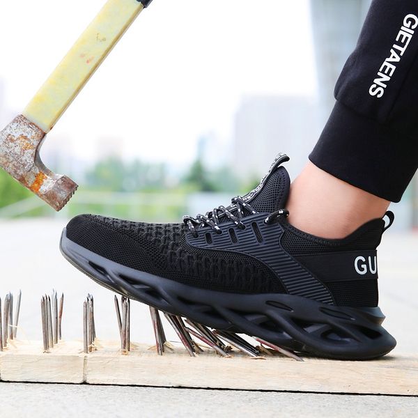 lightweight men boots steel toe shoes work boots indestructible safety shoes men work shoes sneakers fashion work & safety boots, Black
lightweight men boots steel toe shoes work boots indestructible safety shoes men work shoes sneakers fashion work & safety boots, Black