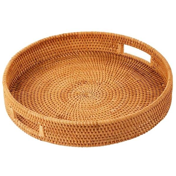 storage baskets rattan bread basket round hand-woven tea tray with handles for serving dinner parties coffee breakfast
storage baskets rattan bread basket round hand-woven tea tray with handles for serving dinner parties coffee breakfast