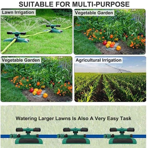 watering equipments sprinkler large 3-prong 360-degree rotating tandem head garden lawn irrigation bridge maintenance
watering equipments sprinkler large 3-prong 360-degree rotating tandem head garden lawn irrigation bridge maintenance