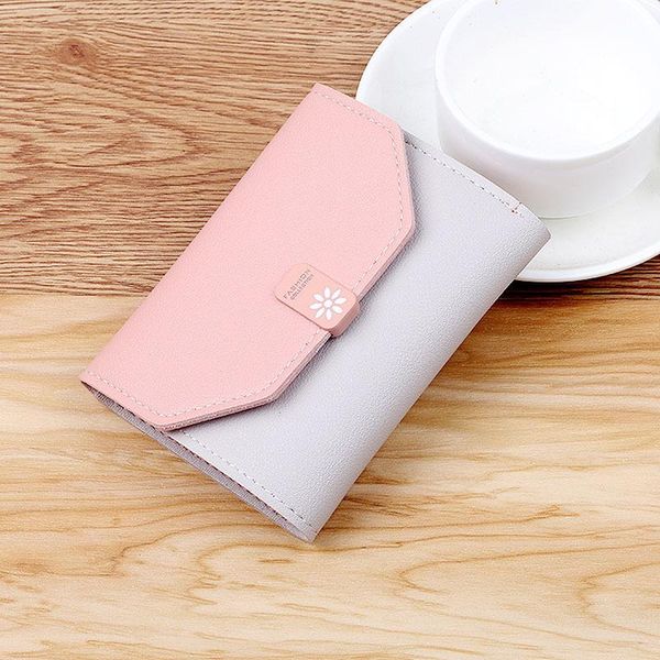 wallets women's short wallet, korean version, contrast color, simple personality, hand holding mini small wallet, Red;black
wallets women's short wallet, korean version, contrast color, simple personality, hand holding mini small wallet, Red;black