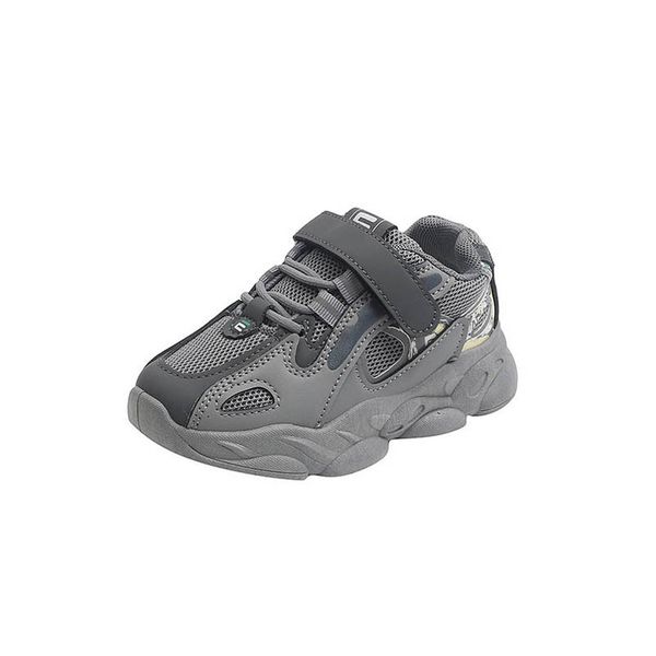 athletic kids shoes sports toe boys children footwear d1255, Black