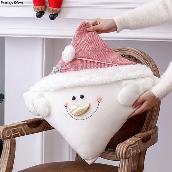 cushion/decorative pillow 1 piece of super cute santa snowman plush soft throw pillowcase three-dimensional 44*40 sofa cushion for christmas
cushion/decorative pillow 1 piece of super cute santa snowman plush soft throw pillowcase three-dimensional 44*40 sofa cushion for christmas