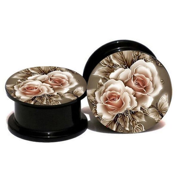 other 16pcs/lot rose logo ear plugs expander tunnels screw fits earrings body piercing jewelry 4-16mm, Slivery;golden
other 16pcs/lot rose logo ear plugs expander tunnels screw fits earrings body piercing jewelry 4-16mm, Slivery;golden