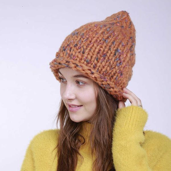 mingjiebihuo new autumn and winter pure hand-woven thick wool mixed color warm ladies hat fashion knitted wool women girls cap, Blue;gray
mingjiebihuo new autumn and winter pure hand-woven thick wool mixed color warm ladies hat fashion knitted wool women girls cap, Blue;gray