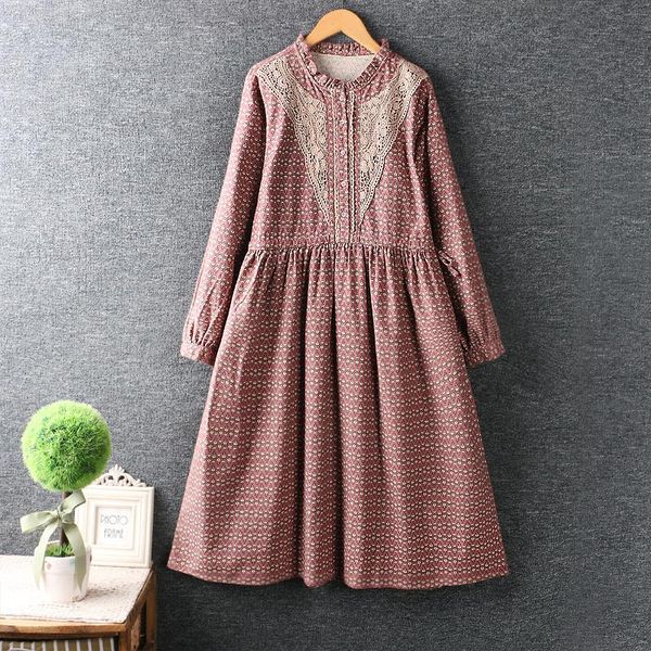 casual dresses autumn women's wear sweet small fresh round neck hook lace spliced floral dress, Black;gray
casual dresses autumn women's wear sweet small fresh round neck hook lace spliced floral dress, Black;gray