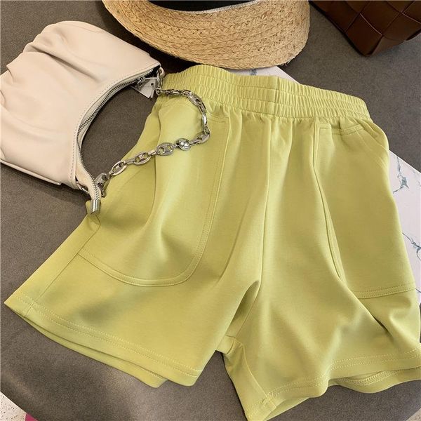 women's shorts 2021 thin summer sports children's high waist loose trend solid color versatile casual pants, White;black
women's shorts 2021 thin summer sports children's high waist loose trend solid color versatile casual pants, White;black
