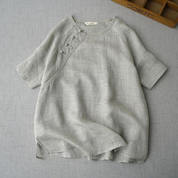 ethnic clothing summer women all-match loose chinese style handmade buttons comfortable water washed thin ramie pullover shirts/blouse, Red
ethnic clothing summer women all-match loose chinese style handmade buttons comfortable water washed thin ramie pullover shirts/blouse, Red