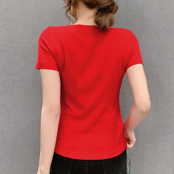 new summer korean clothes cotton t-shirt girls fashion spliced shiny diamonds tassels women short sleeve tees 2021 t12926a arjg, White
new summer korean clothes cotton t-shirt girls fashion spliced shiny diamonds tassels women short sleeve tees 2021 t12926a arjg, White