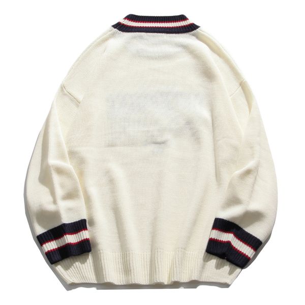 new bear 2021 patchwork striped knitted autumn harajuku sweater oversize hip hop streetwear cotton pullover men clothing xcc1, White;black
new bear 2021 patchwork striped knitted autumn harajuku sweater oversize hip hop streetwear cotton pullover men clothing xcc1, White;black